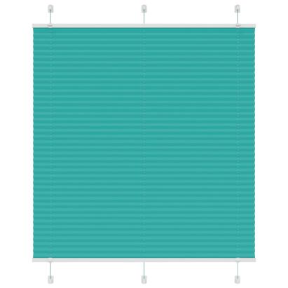 Jaluzea plisată verde petrol 115x100 cm Lățime țesătură 114,4 cm GartenMobel Dekor