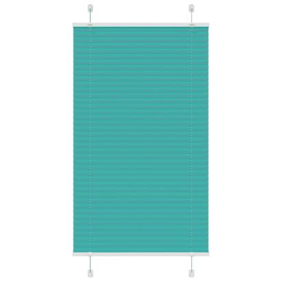 Jaluzea plisată verde petrol 80x150cm Lățime țesătură 79,4 cm GartenMobel Dekor