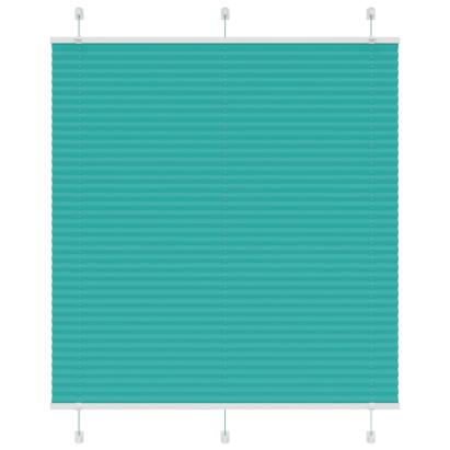 Jaluzea plisată verde petrol 115x150 cm Lățime țesătură 114,4 cm GartenMobel Dekor