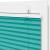 Jaluzea plisată verde petrol 50x200 cm Lățime țesătură 49,4 cm GartenMobel Dekor