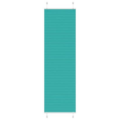 Jaluzea plisată verde petrol 60x200 cm Lățime țesătură 59,4 cm GartenMobel Dekor