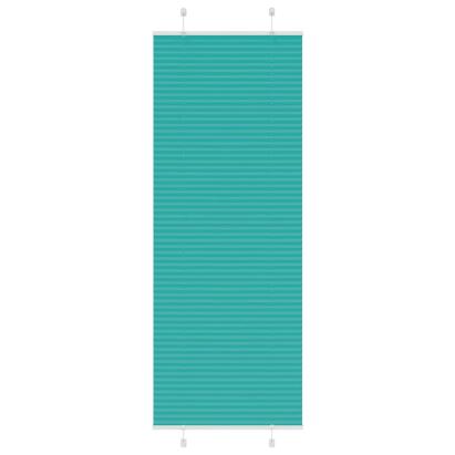 Jaluzea plisată verde petrol 80x200cm Lățime țesătură 79,4 cm GartenMobel Dekor