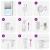 Jaluzea plisată verde petrol 115x200 cm Lățime țesătură 114,4 cm GartenMobel Dekor
