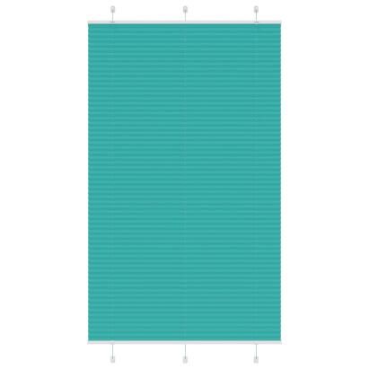 Jaluzea plisată verde petrol 120x200 cm Lățime țesătură 119,4 cm GartenMobel Dekor