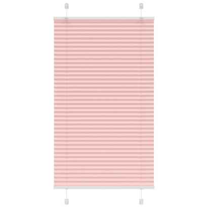 Jaluzea plisată roz 70x150 cm Lățime țesătură 69,4cm poliester GartenMobel Dekor