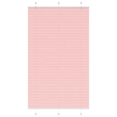 Jaluzea plisată roz 115x200 cm Lățime țesătură 114,4 cm GartenMobel Dekor