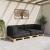 Canapea modulară cu 2 locuri Antracit 140x70x36 Material GartenMobel Dekor