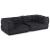 Canapea modulară cu 2 locuri Antracit 140x70x36 Material GartenMobel Dekor