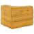Unitatea de sofa modulară galben 70x70x54 țesătură GartenMobel Dekor