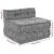 Unitate de canapea modulară Gri deschis 70 x 70 x 56 cm GartenMobel Dekor