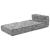 Unitate de canapea modulară Gri deschis 70 x 70 x 56 cm GartenMobel Dekor