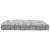Perna pentru canapea pe palet Gri deschis 120 x 80 x 12 cm GartenMobel Dekor