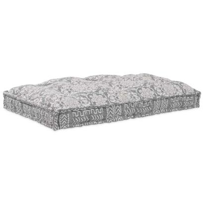 Perna pentru canapea pe palet Gri deschis 120 x 80 x 12 cm GartenMobel Dekor