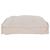 Perna pentru canapea pe palet Crem 120 x 80 x 12 cm Țesătură GartenMobel Dekor