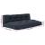 Perna pentru canapea pe palet 2 pcs Antracit 120 x 80 x 38 cm GartenMobel Dekor