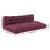 Perna pentru canapea pe palet 2 pcs Bordo 120 x 80 x 38 cm GartenMobel Dekor