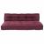 Perna pentru canapea pe palet 2 pcs Bordo 120 x 80 x 38 cm GartenMobel Dekor