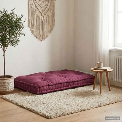 Perna pentru canapea pe palet Bordo 120 x 80 x 12 cm Țesătură GartenMobel Dekor