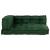 Perna pentru canapea pe palet 3 pcs Verde 120 x 80 x 38 cm GartenMobel Dekor