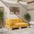 Perna pentru canapea pe palet 3 pcs Galben 120 x 80 x 38 cm GartenMobel Dekor