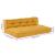 Perna pentru canapea pe palet 2 pcs Galben 120 x 80 x 38 cm GartenMobel Dekor