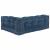 Perna pentru canapea pe palet 3 pcs Indigo 120 x 80 x 38 cm GartenMobel Dekor