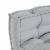 Perna pentru canapea pe palet 2 pcs Gri 120 x 80 x 38 cm GartenMobel Dekor