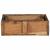 Tavă 2 pcs Maro 29 x 31 x 10 cm Lemn recuperat masiv GartenMobel Dekor