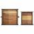 Tavă 2 pcs Maro 29 x 31 x 10 cm Lemn recuperat masiv GartenMobel Dekor