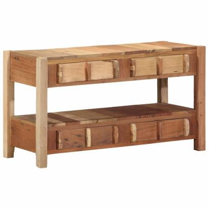 Cabinet TV cu sertar Maro 83 x 33 x 46 cm Lemn recuperat masiv GartenMobel Dekor