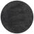 Covor Shaggy Antiderapant Gri închis 160 x 160 cm PP GartenMobel Dekor
