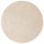 Covor Shaggy Antiderapant Crem 160 x 160 cm PP GartenMobel Dekor