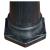 Stâlp lampă grădină 2 brațe verde închis/negru 230 cm aluminiu GartenMobel Dekor
