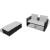 Set mobilier de grădină cu perne, 4 piese, negru, poliratan GartenMobel Dekor