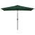 Umbrelă de soare dreptunghiulară 200 x 300 cm, Verde GartenMobel Dekor