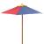 Masă de picnic pentru copii cu bănci și umbrelă, lemn multicolor  GartenMobel Dekor