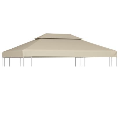 Copertină de rezervă acoperiș pavilion, bej, 3x4 m, 310 g/m² GartenMobel Dekor