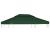 Copertină de rezervă acoperiș pavilion, verde, 3x4 m, 310 g/m² GartenMobel Dekor