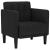 Canapea Scaun cu cotiere, negru, 53 cm, textil GartenMobel Dekor