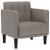 Canapea Scaun cu cotiere, gri taupe, 53 cm, textil GartenMobel Dekor