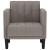 Canapea Scaun cu cotiere, gri taupe, 53 cm, textil GartenMobel Dekor