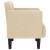 Canapea Scaun cu cotiere, crem, 53 cm, textil GartenMobel Dekor