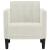 Canapea Scaun cu cotiere, crem, 53 cm, catifea GartenMobel Dekor