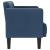 Canapea loveseat, albastru, 111 cm, textil GartenMobel Dekor
