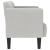 Canapea loveseat, gri nor, 111 cm, textil GartenMobel Dekor