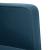 Canapea loveseat, albastru, 111 cm, catifea GartenMobel Dekor