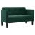 Canapea loveseat, verde închis, 111 cm, catifea GartenMobel Dekor
