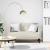 Canapea loveseat, crem, 111 cm, catifea GartenMobel Dekor