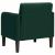 Canapea Scaun cu cotiere Verde Inchis 54 cm Catifea GartenMobel Dekor
