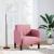 Canapea Scaun cu Cotiere Roz 54 cm Catifea GartenMobel Dekor